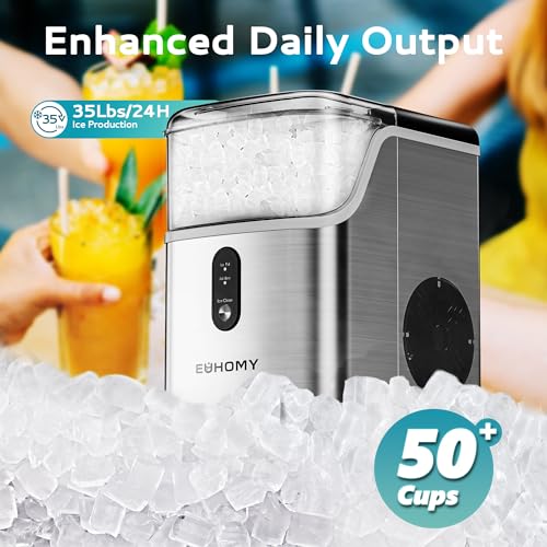 Countertop Nugget Ice Maker with Ice Scoop & Basket J57726