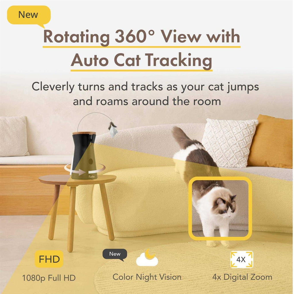 360 View Cat Camera Treat Dispenser J20017
