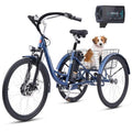 Electric Trike, 7 Speed, 48V 13Ah Battery, Front Suspension, 350W Motor, 24 26 inch Dual Chain P89243