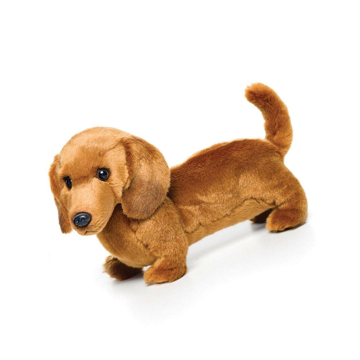 Caramel Brown Dachshund Plush Stuffed Animal Toy Y850613
