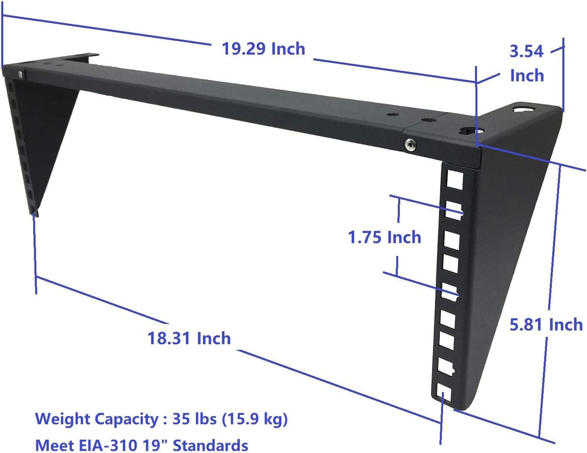 3U 19 inch Steel Foldable Wall Mount Patch Panel Bracket D839336