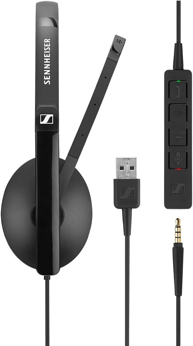 Double-Sided Binaural Headset with Noise-Cancelling Microphone G316760