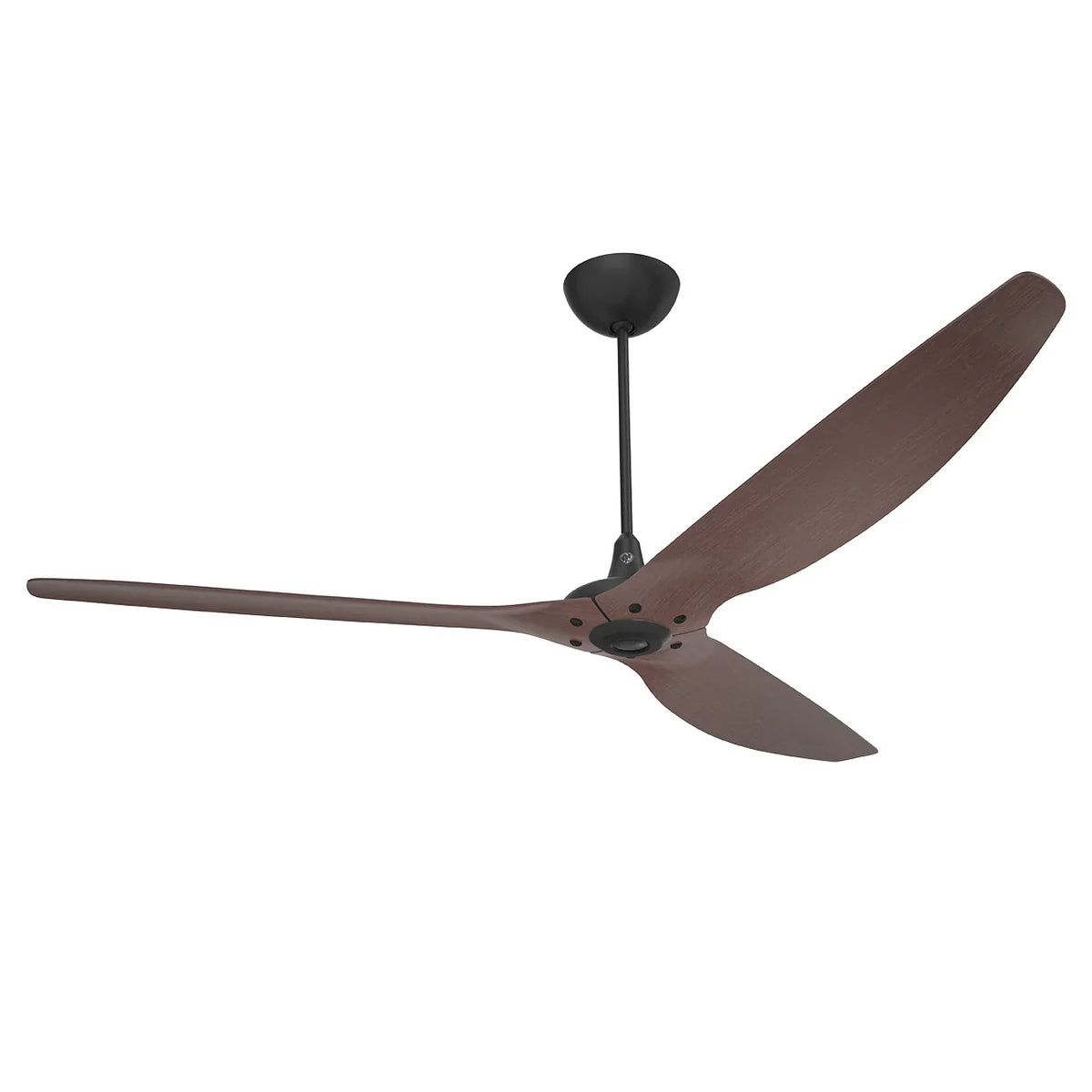 84 Ceiling Fan with Cocoa Bamboo Blades and Satin Nickel Finish I2245