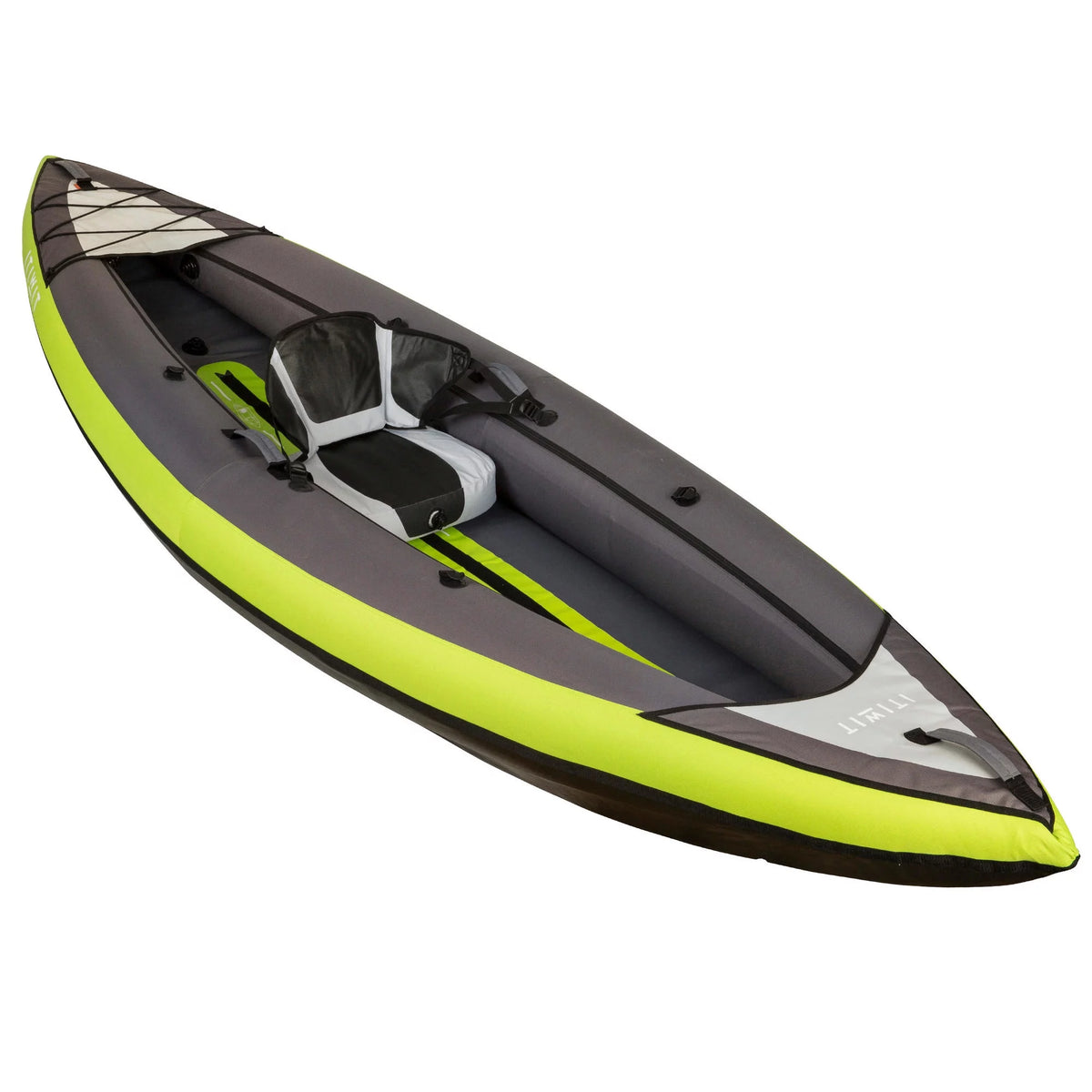 Inflatable Recreational Sit on Kayak with Pump, 1 or 2 Person, Green I42811