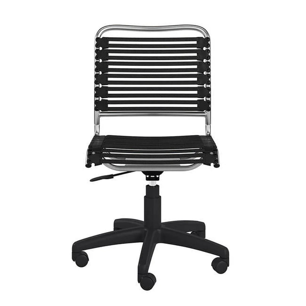 Black & Chrome Low Back Office Chair M59071