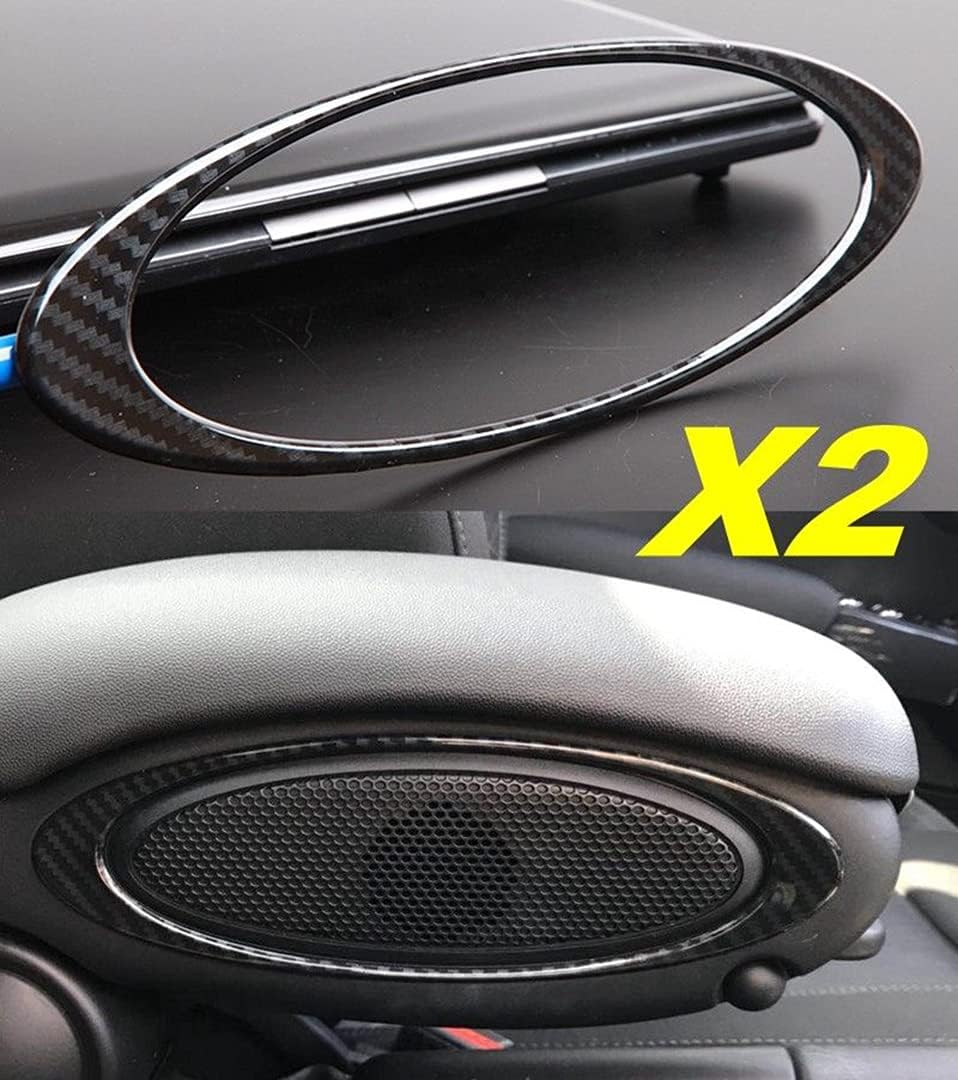 Armrest Center Console Trims 2X Carbon Effect R5064