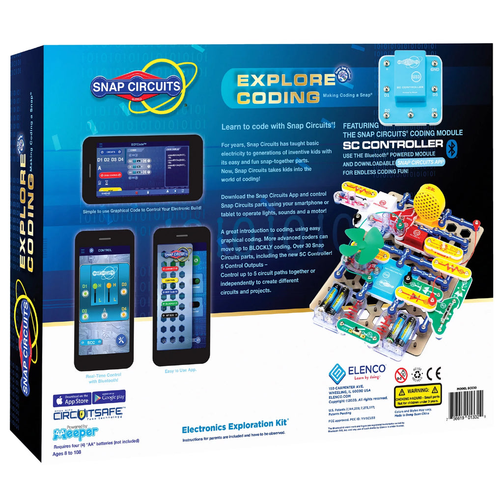 Snap Circuits Explore Coding STEM Building Toy B50934