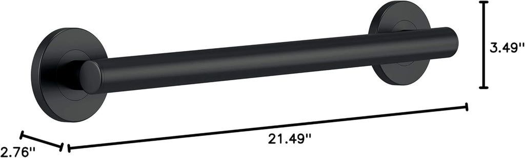 Matte Black 18 In Grab Bar M46918