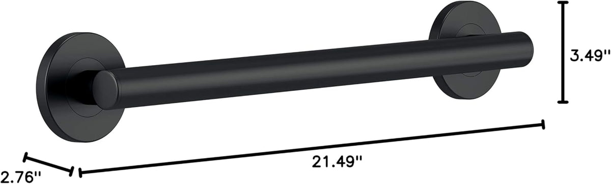 Matte Black 18 In Grab Bar M46918