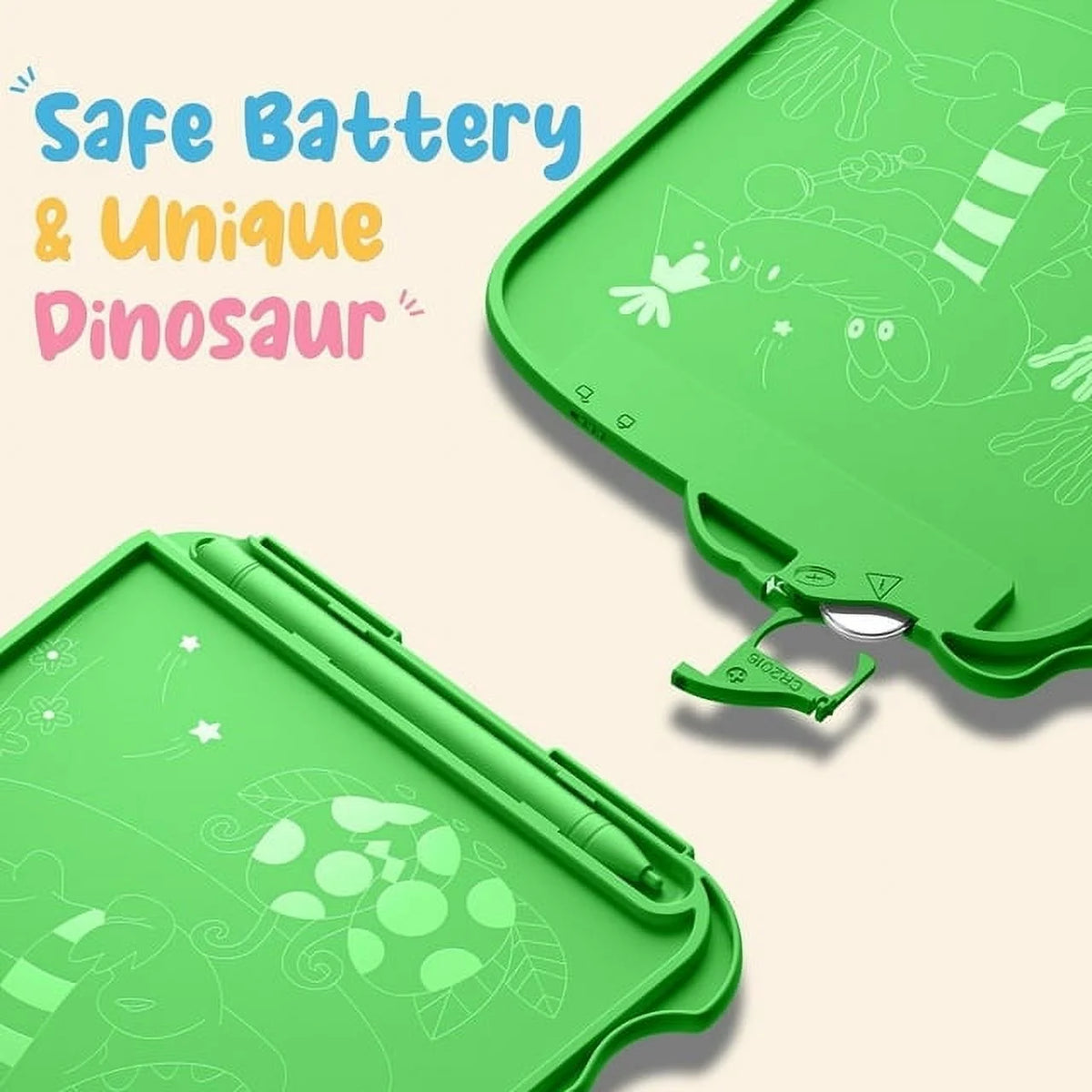 LCD Writing Tablet Drawing Board Dinosaur Toys O978942