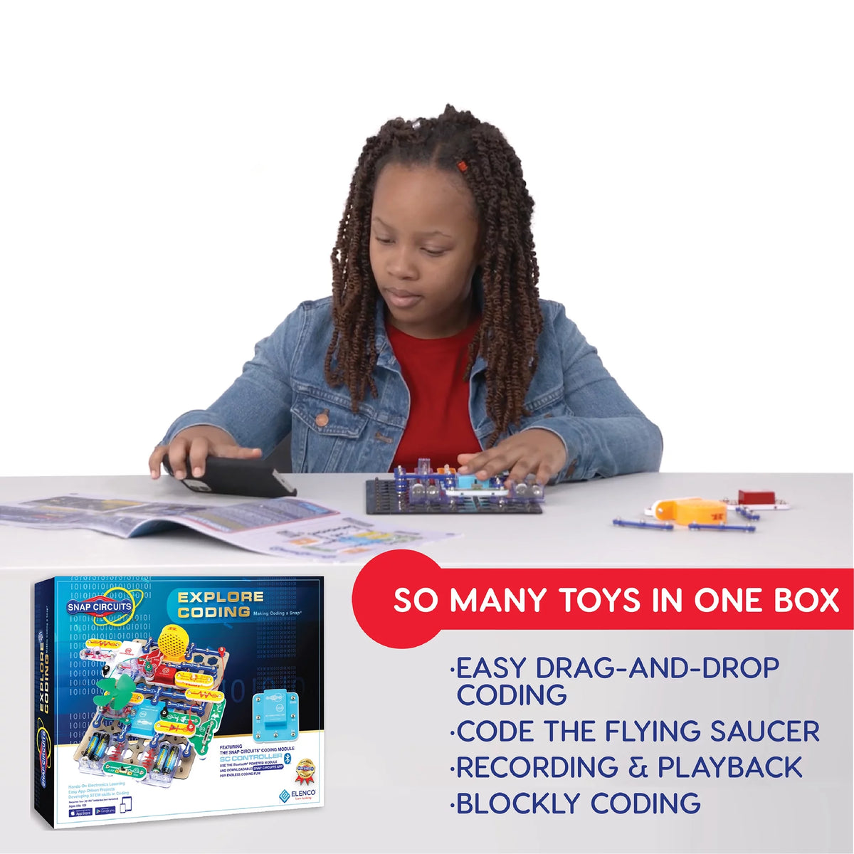 Snap Circuits Explore Coding STEM Building Toy B50934
