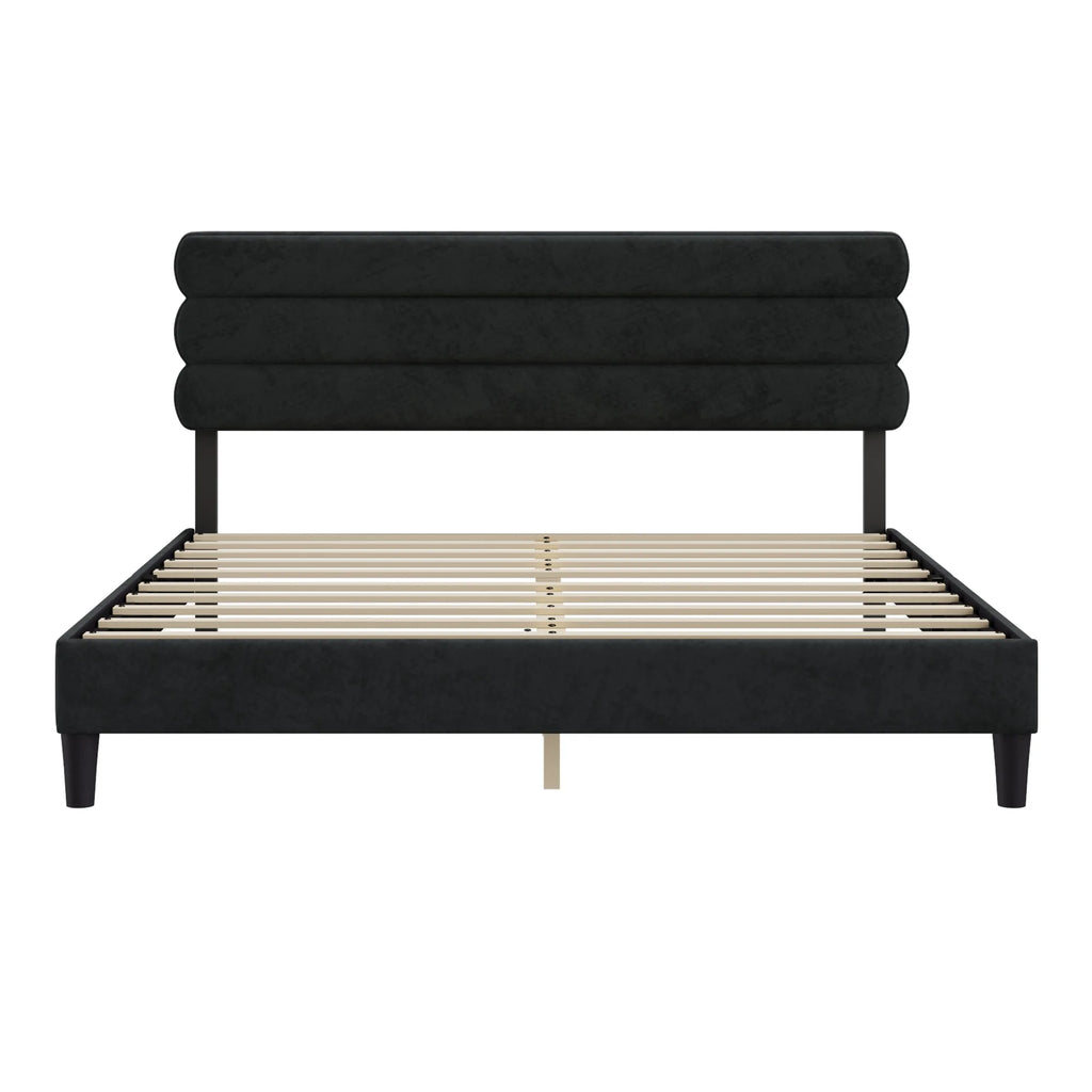 King Size Dark Gray Bed Frame K56176