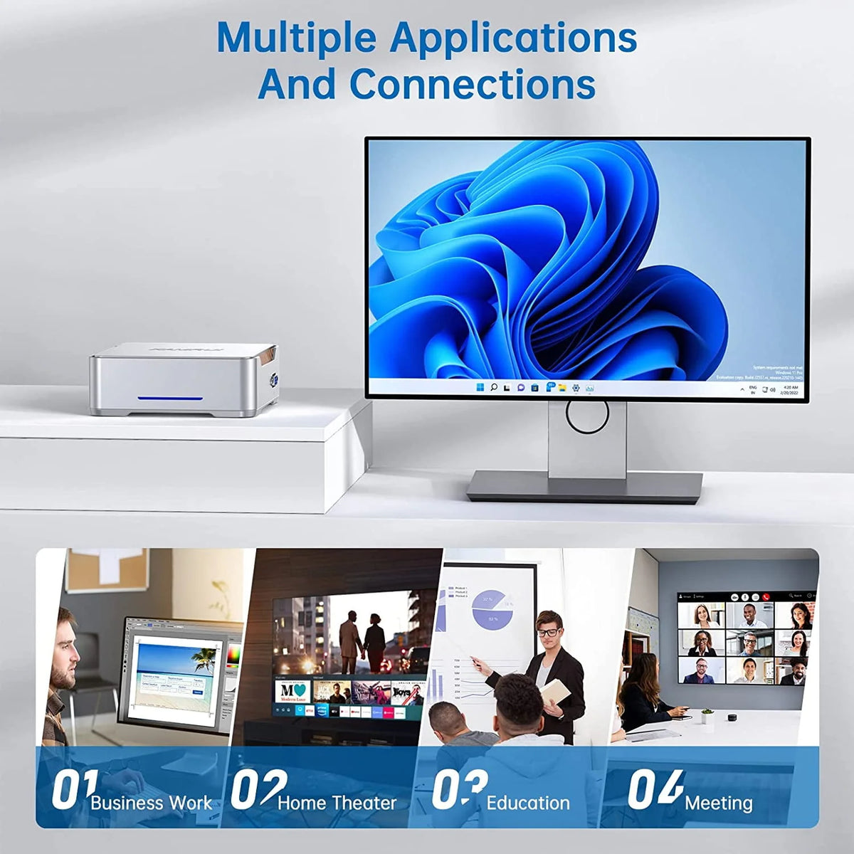 Mini PC 16GB 512GB Windows 11 Pro G187