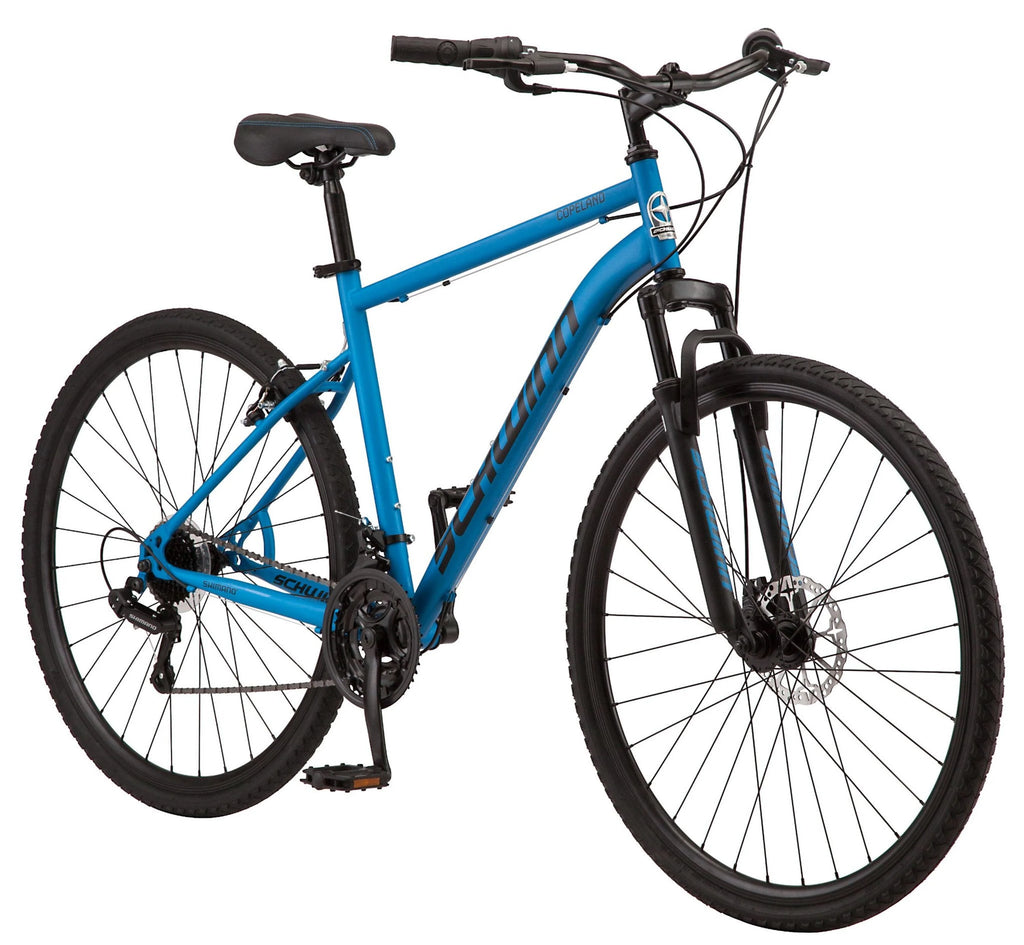 Blue 21 Speeds 700c Wheels Hybrid Bike W968
