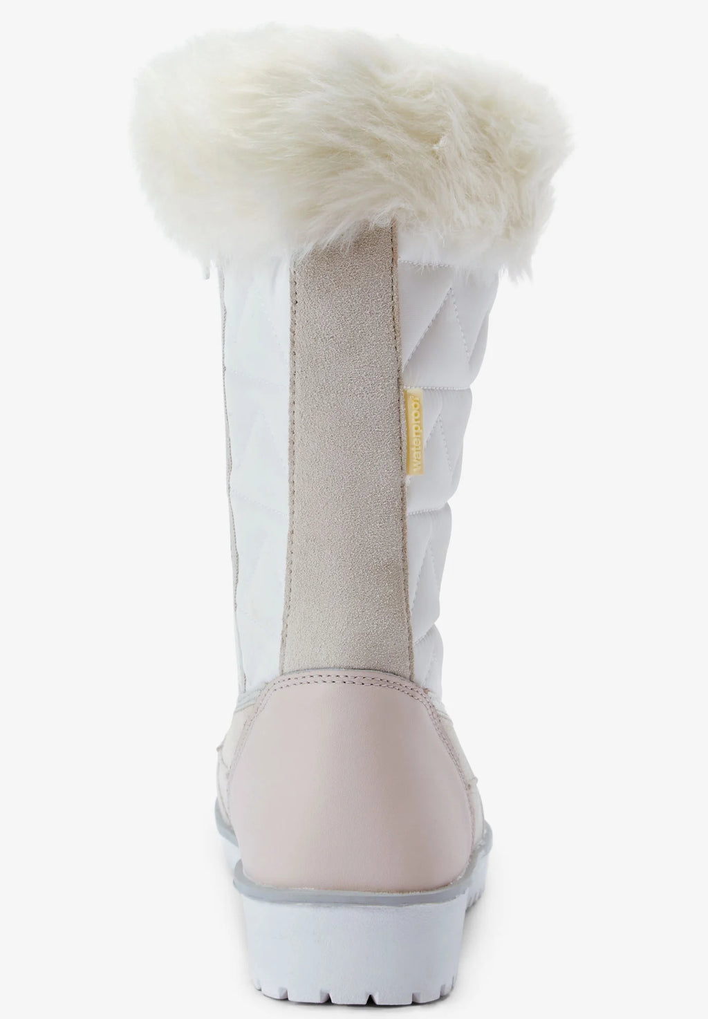 Tan Beige Waterproof Fleece Lining Winter Snow Boots E660024