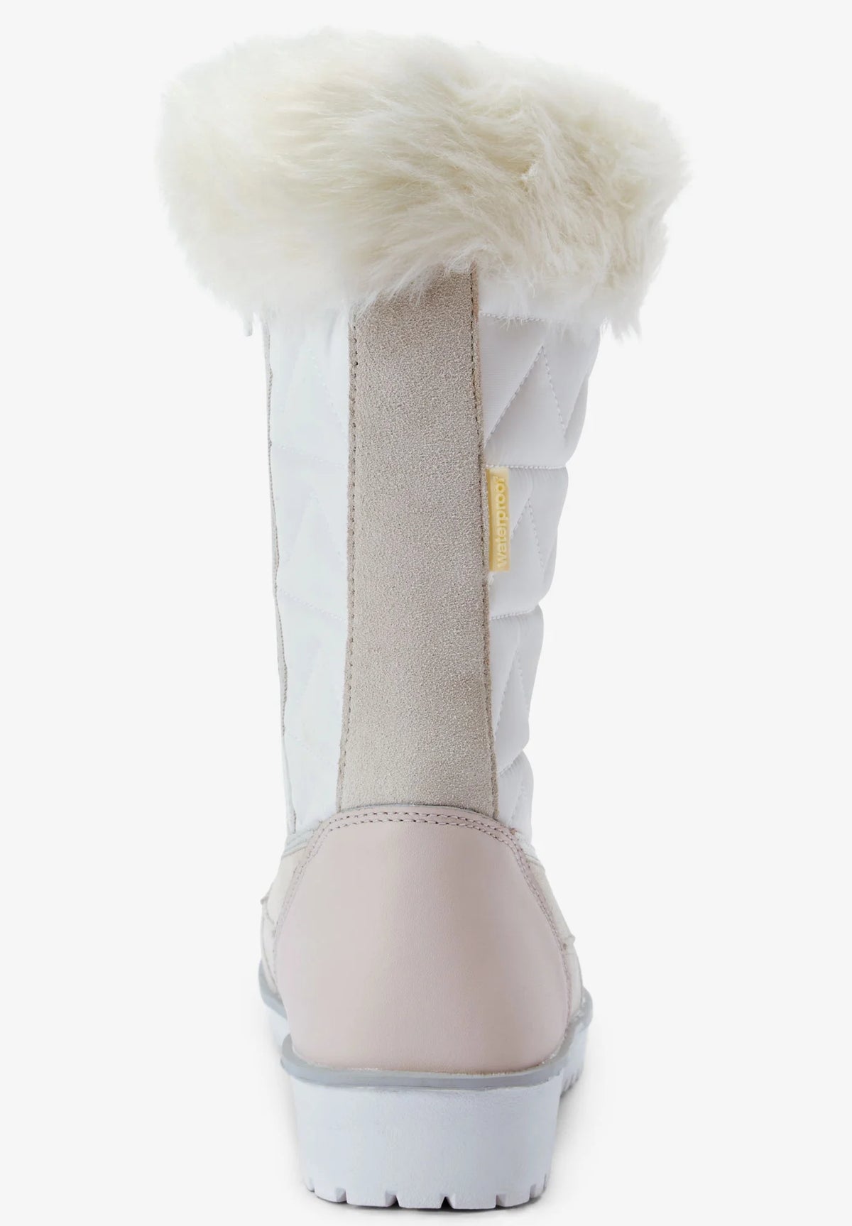 Tan Beige Waterproof Fleece Lining Winter Snow Boots E660024
