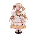 30cm Porcelain Doll Girl Figures with Stand S4934