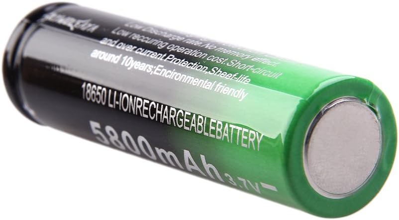 50 Pack 18650 Rechargeable 5800mAh 20A 3.7V Button Top Li-ion Batteries C934516