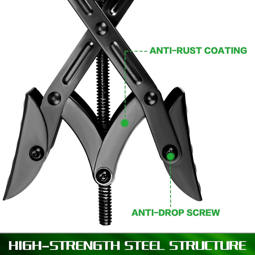 X-Chock Wheel Stabilizer, Scissor Tire Locking Chocks, 1 Pair U433