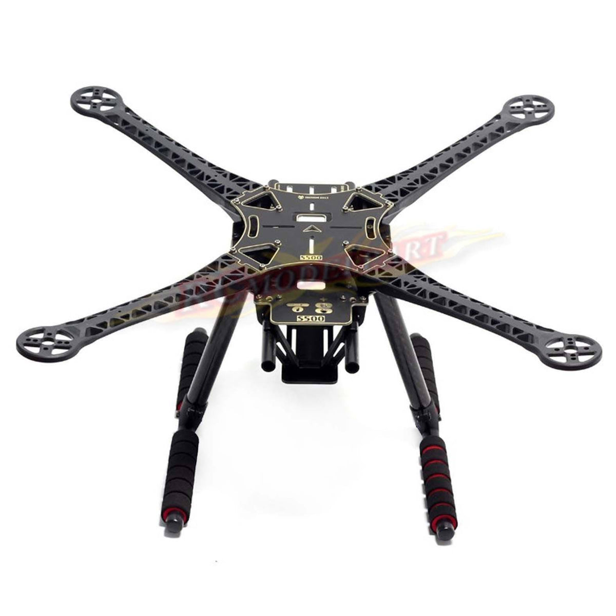 Quadcopter Fuselage Frame Kit PCB Version with Carbon Fiber Landing Gear Skid S8966