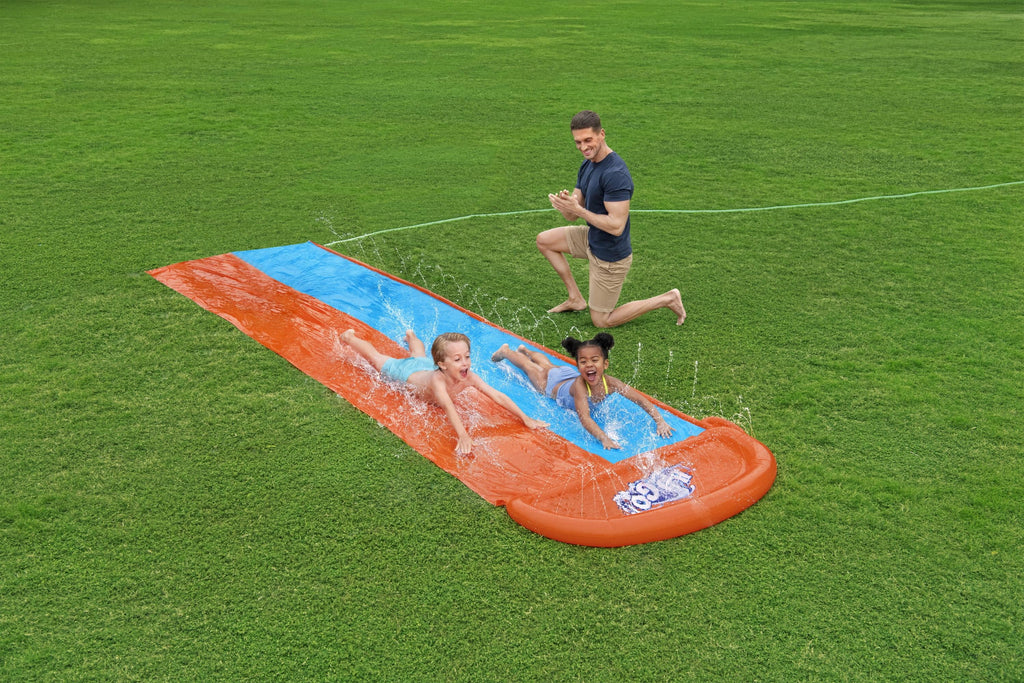 16ft Inflatable Double Lane Water Slide H807