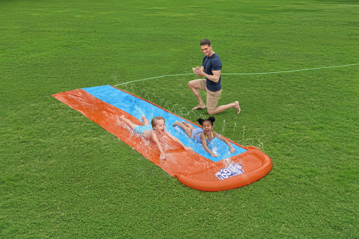 16ft Inflatable Double Lane Water Slide H807