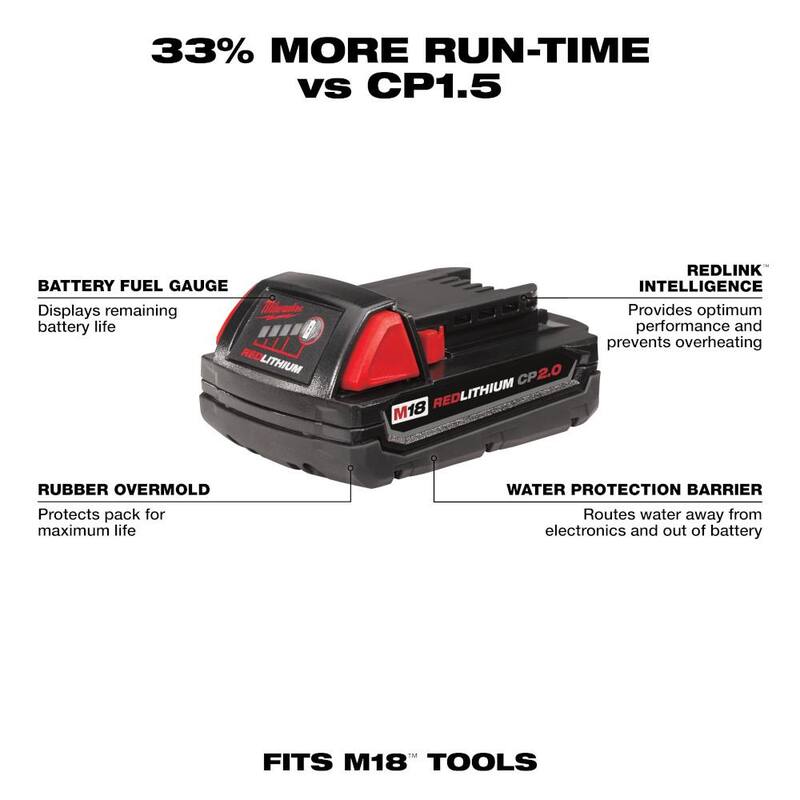 18-Volt Lithium-Ion Brushless Cordless 1/2 in. Compact Drill/Driver Kit with 2 Gal. Cordless Wet/Dry Vacuum Q3846