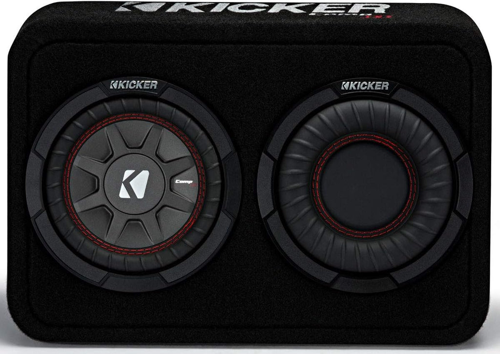 6.75 Loaded Sealed Sub Box Bundle with Amplifier & Amp Kit N25792