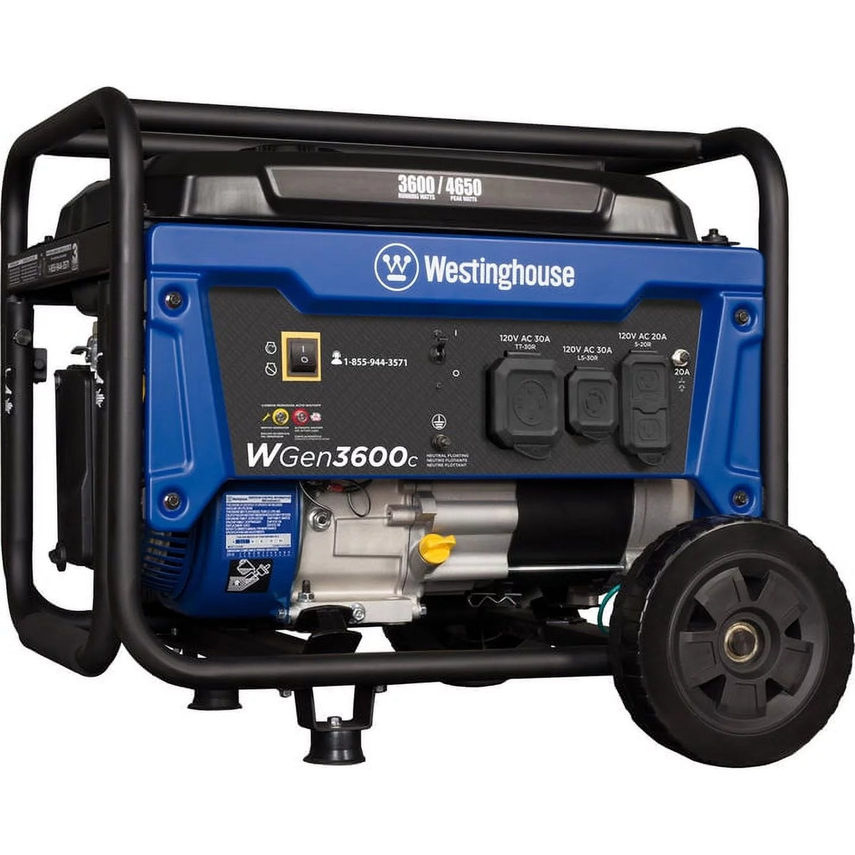 Gas Powered Portable Generator with CO Sensor J385