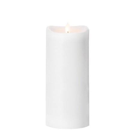 White LED Flame Candle with Remote X8577