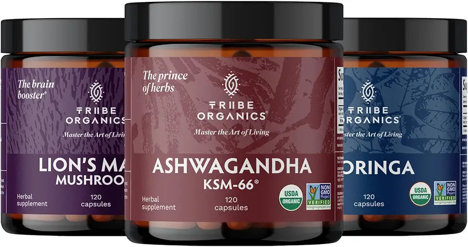 KSM-66 Ashwagandha Moringa Lions Mane I8143