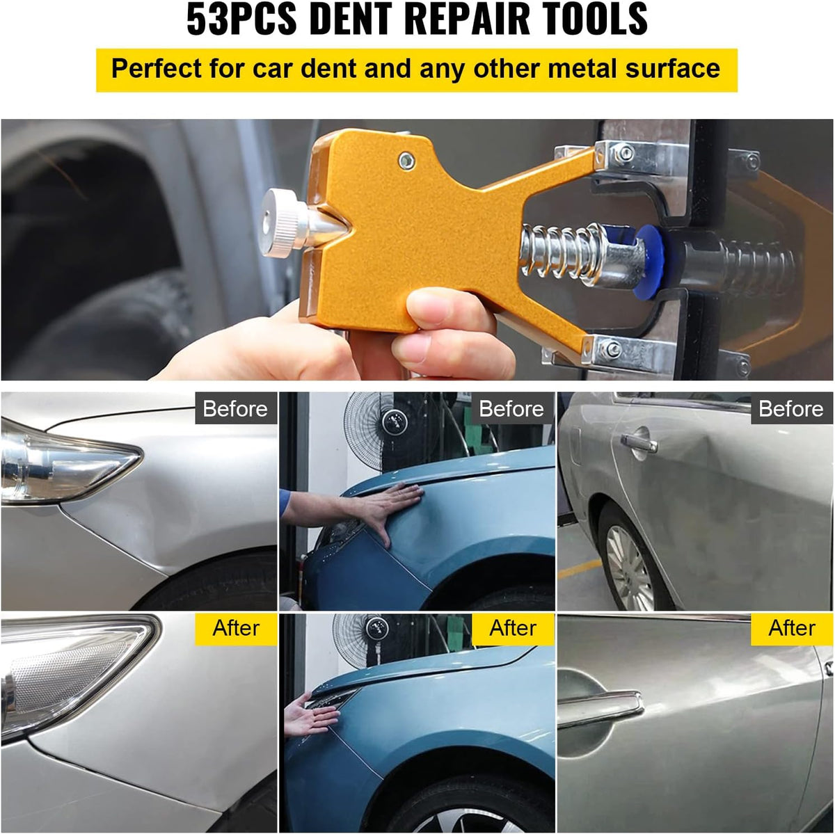 53 PCS Paintless Dent Repair Tool Kit O857652