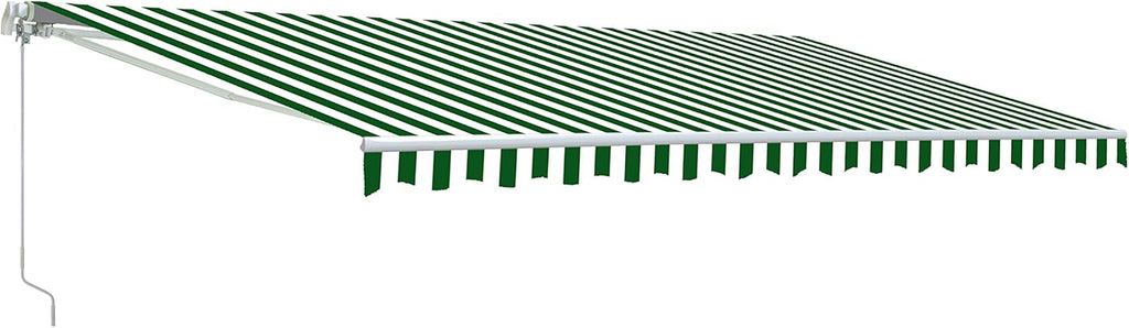 Brown 13 x 10 Feet Retractable Patio Awning I616569