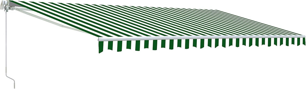 Brown 13 x 10 Feet Retractable Patio Awning I616569