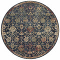 Navy Multi Rug R53263