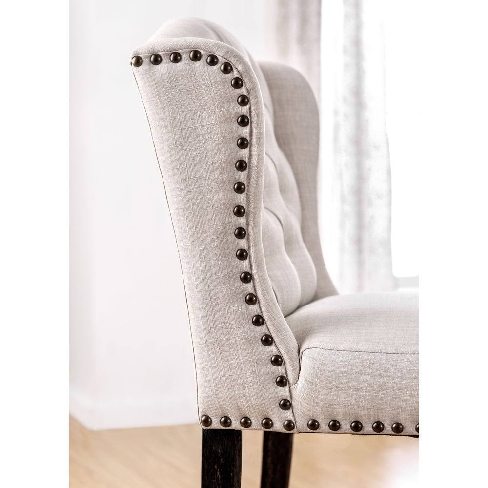 Dark Blue Counter Height Stool Set of 2 A4397