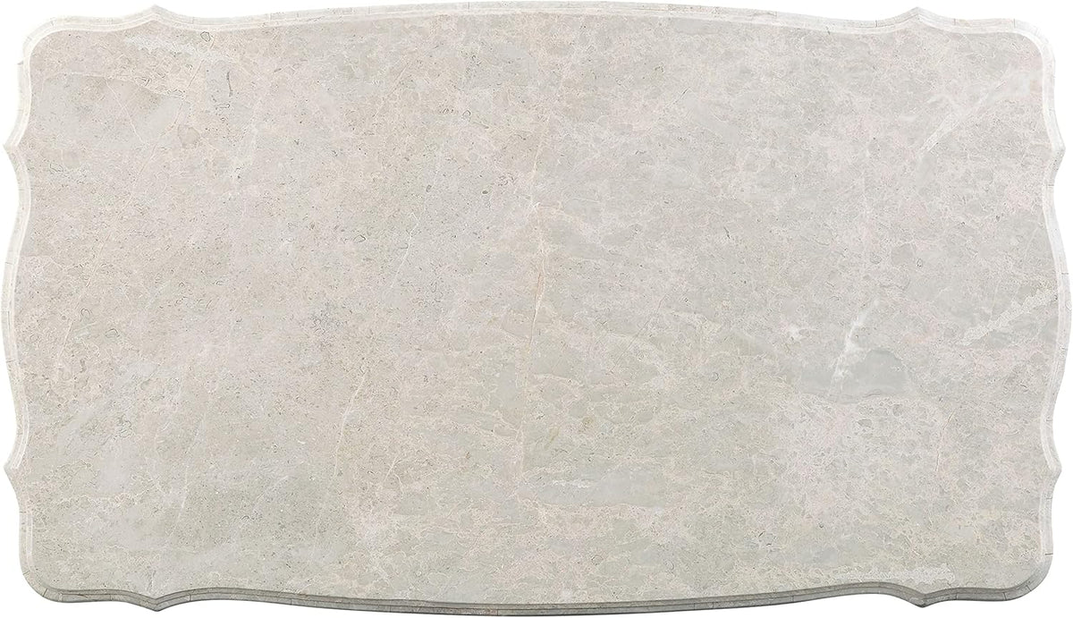 Wooden Coffee Table in Marble and Antique Oak E553220