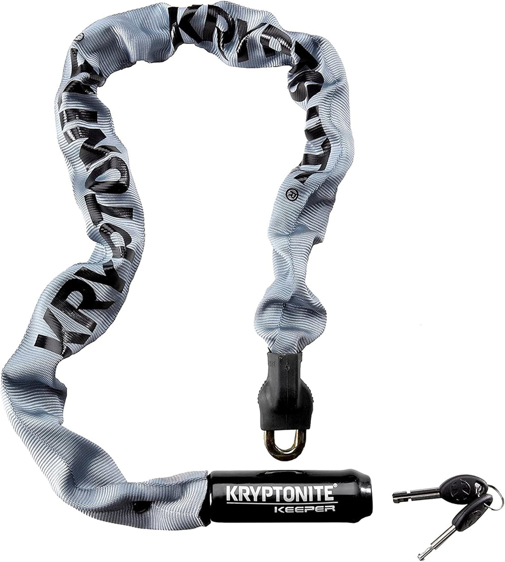 Gray Integrated Bicycle Lock Chain, 33.5-Inch, Pack of 2 L615