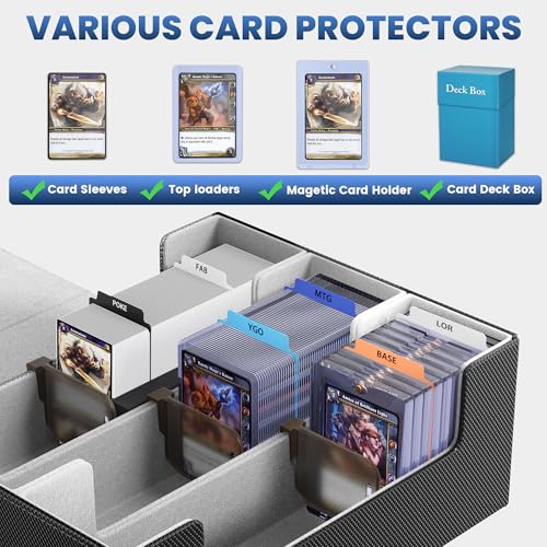 Card Storage Box with 10 Dividers B281