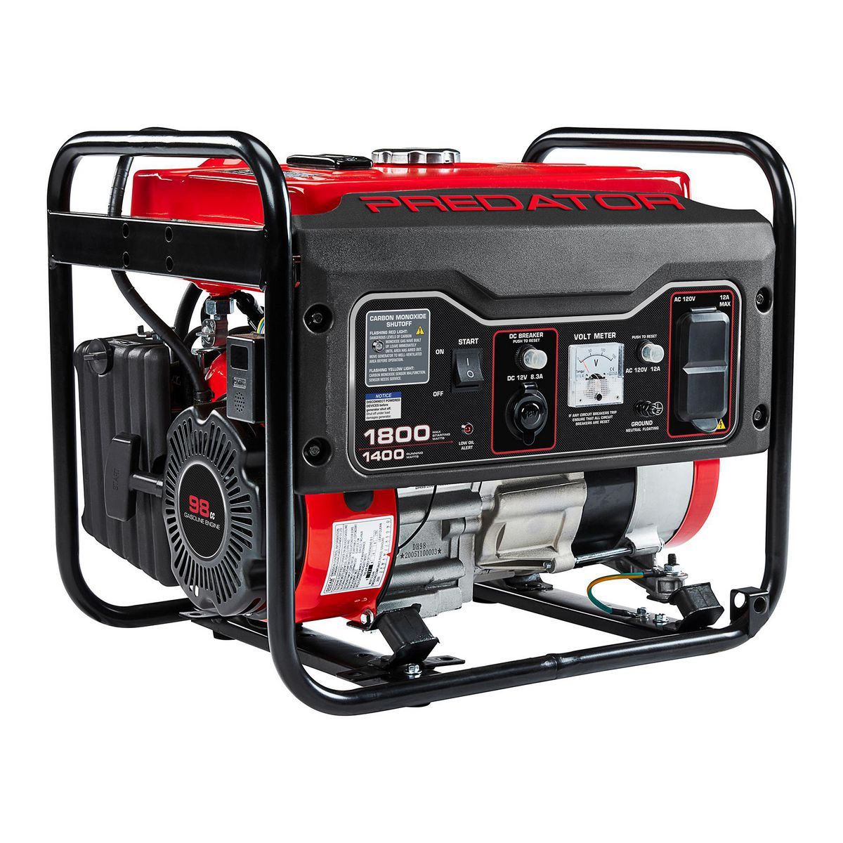 1800 Watt Gas-Powered Portable Generator L77458