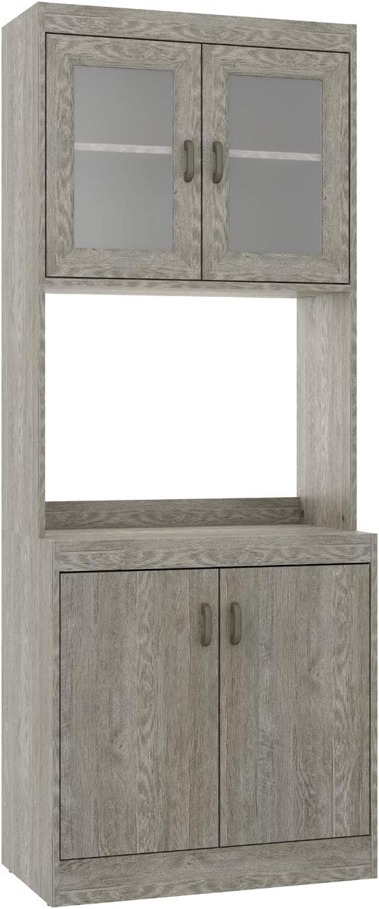 Microwave Cabinet with Double Glass Doors R355195