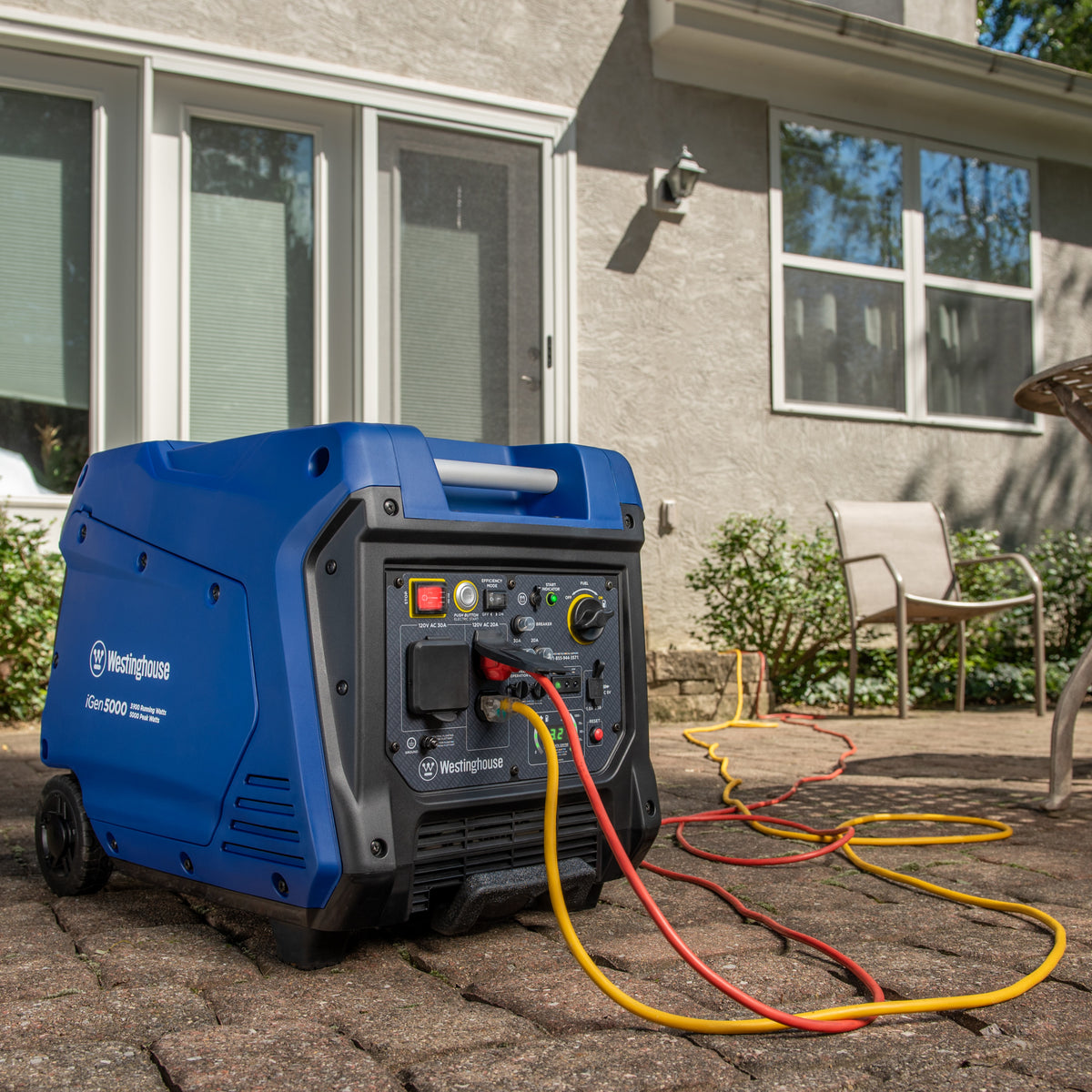 5000 Peak Watt Gas Powered Portable Inverter Generator with Electric Start C580