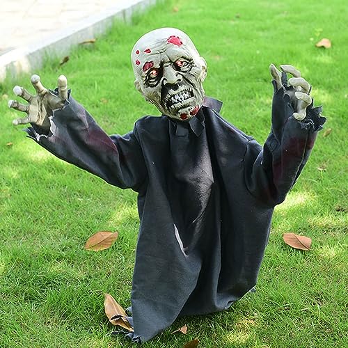 Animated Halloween Decoration 23inch Beige J912472