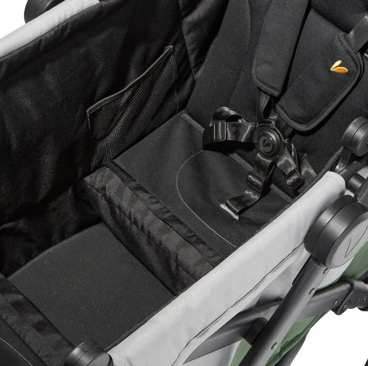 Compact 2-Seater Stroller Wagon with Adjustable Canopies G27667