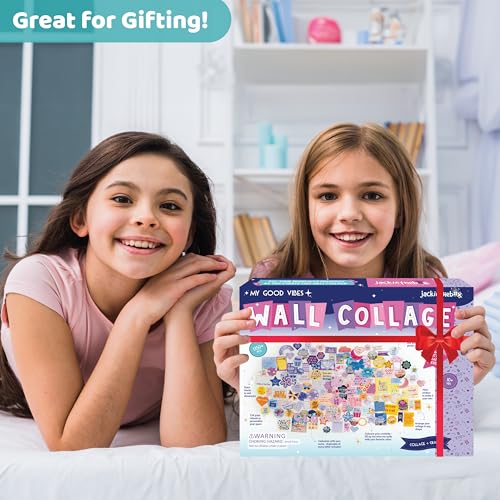 DIY Wall Collage Kit with Glitter Crafts, 1350 PCS B352803
