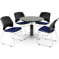 Gray Nebula Table with 4 Chairs G286337