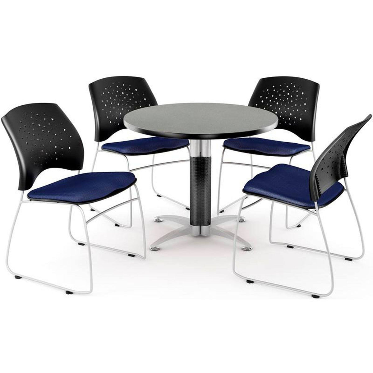 Gray Nebula Table with 4 Chairs G286337