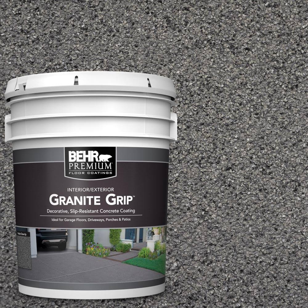 Gray Granite Grip Decorative Flat Concrete Floor Coating O6181