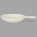 40 oz. Sand White Porcelain Frying Pan H7592