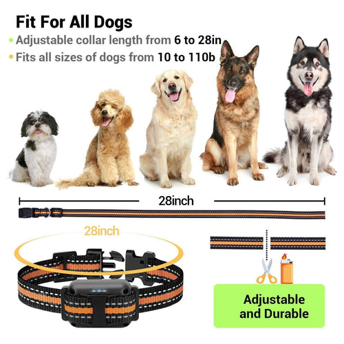 2600FT Dog Training Collar with Remote 3 Modes Beep Vibration Shock N8614